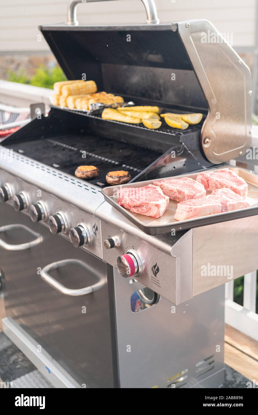Steak Grillen Gas