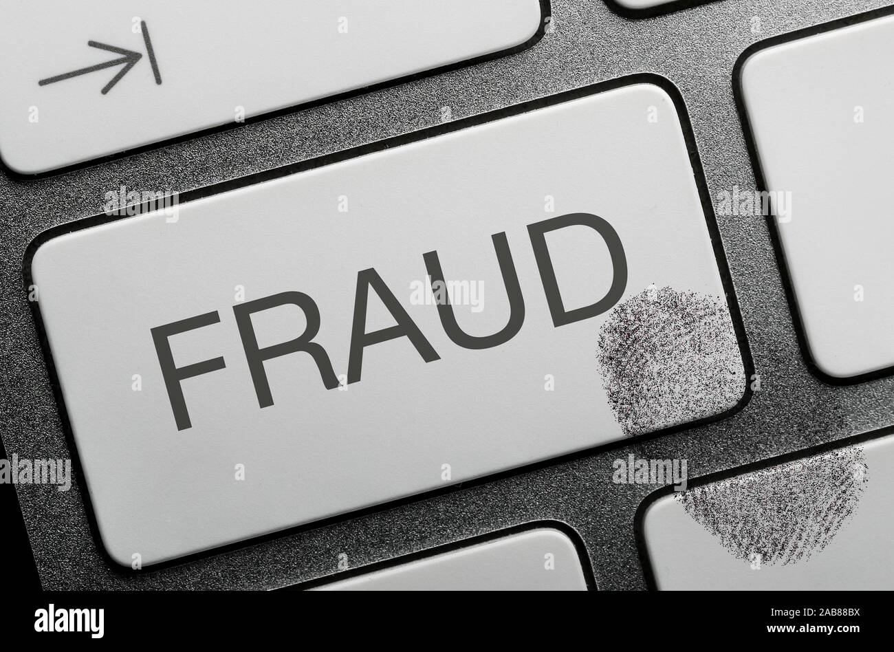 Concept internet crime images, fraud Stock Photo