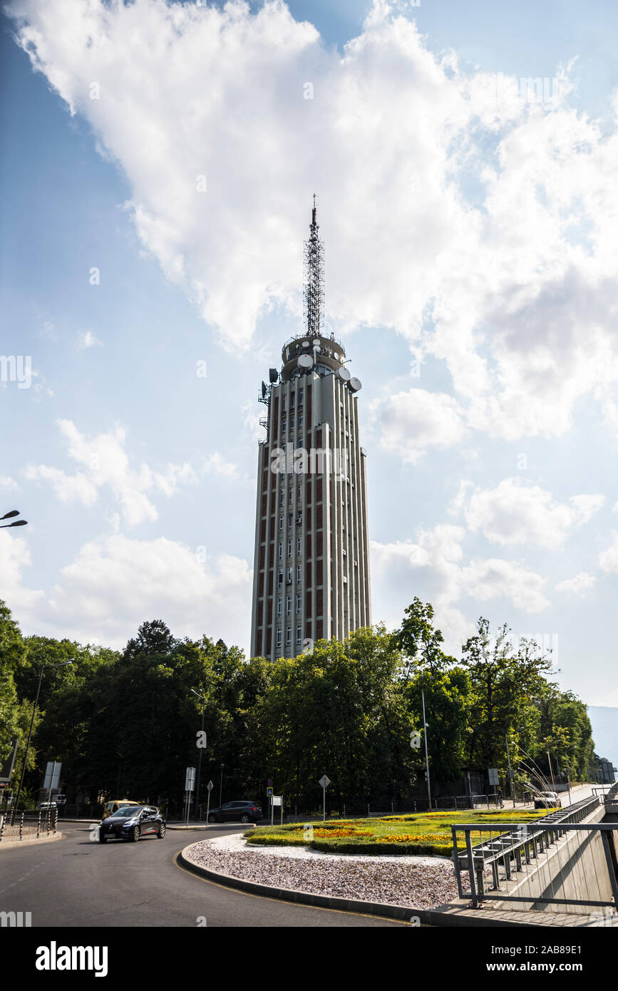 The Borisova Gradina TV Tower, Sofia, Bulgaria Stock Photo - Alamy