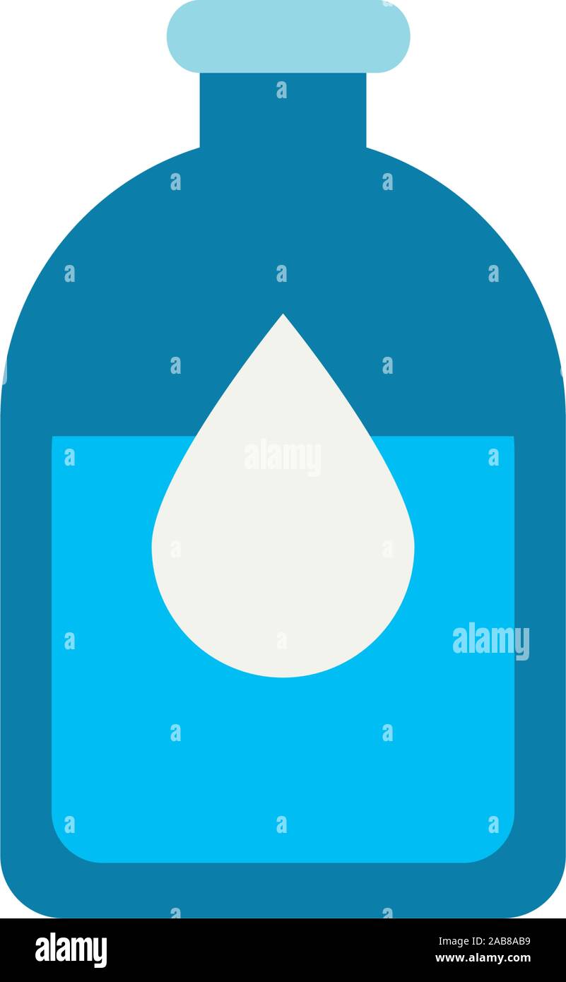 water bottle flat style icon vector illustration design Stock Vector ...