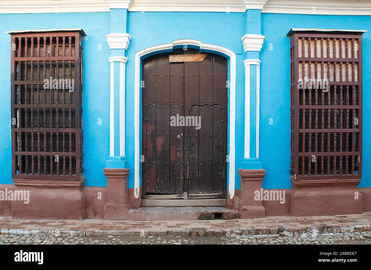 primary school, trinidad cuba Stock Photo Alamy