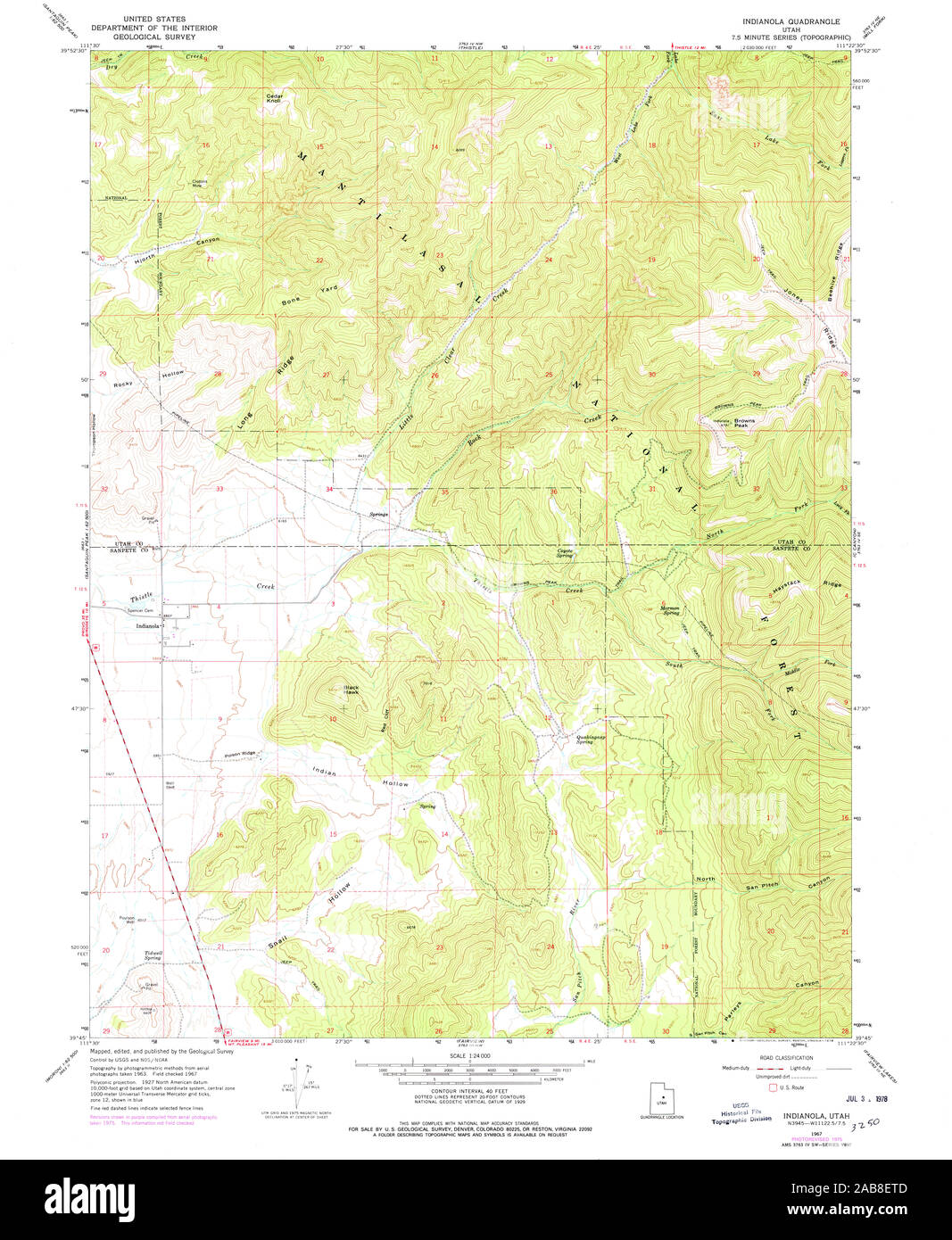 Map of indianola hires stock photography and images Alamy