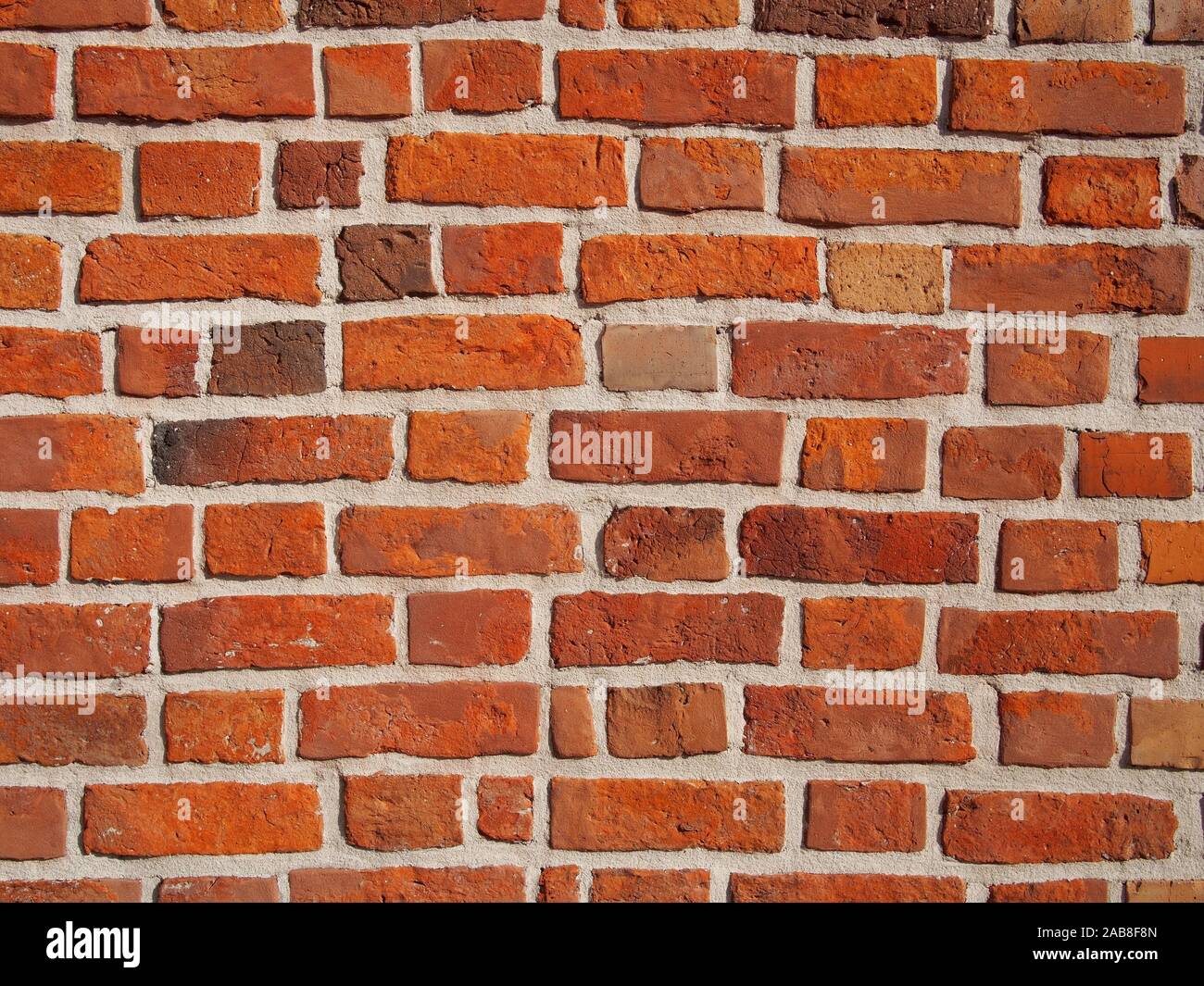 Wall made from bricks, can be used as background or texture Stock Photo