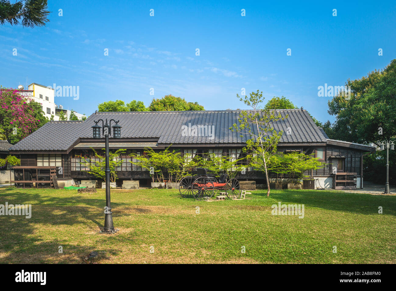 Cypress Forest Life Village in chiayi, taiwan Stock Photo