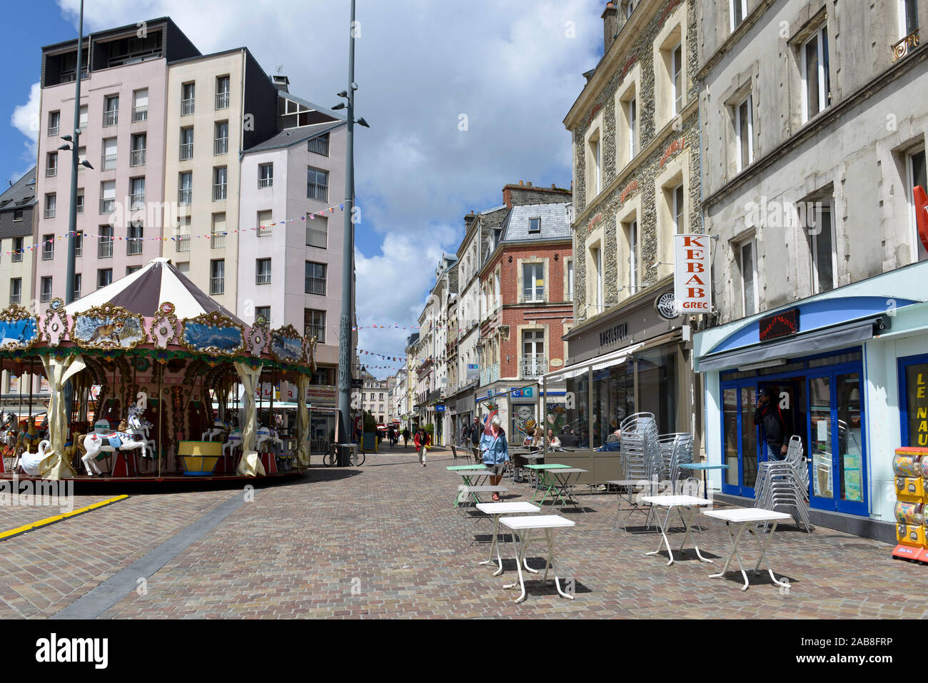 Cherbourg (northwestern France) real estate in the city centre, Place du General de Gaulle