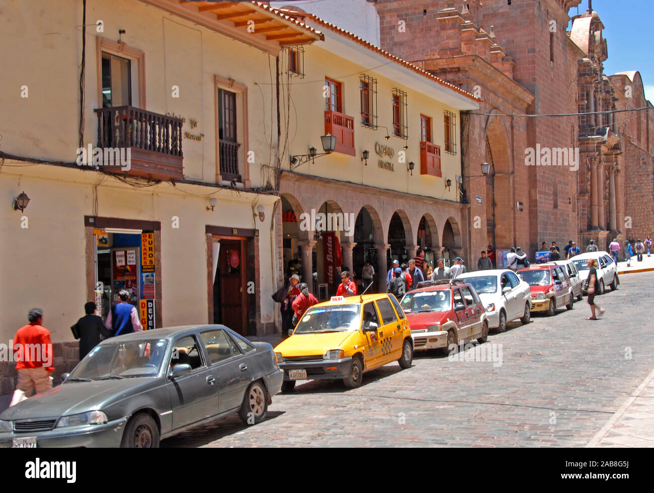 street scene, Cuzco, Peru Stock Photo