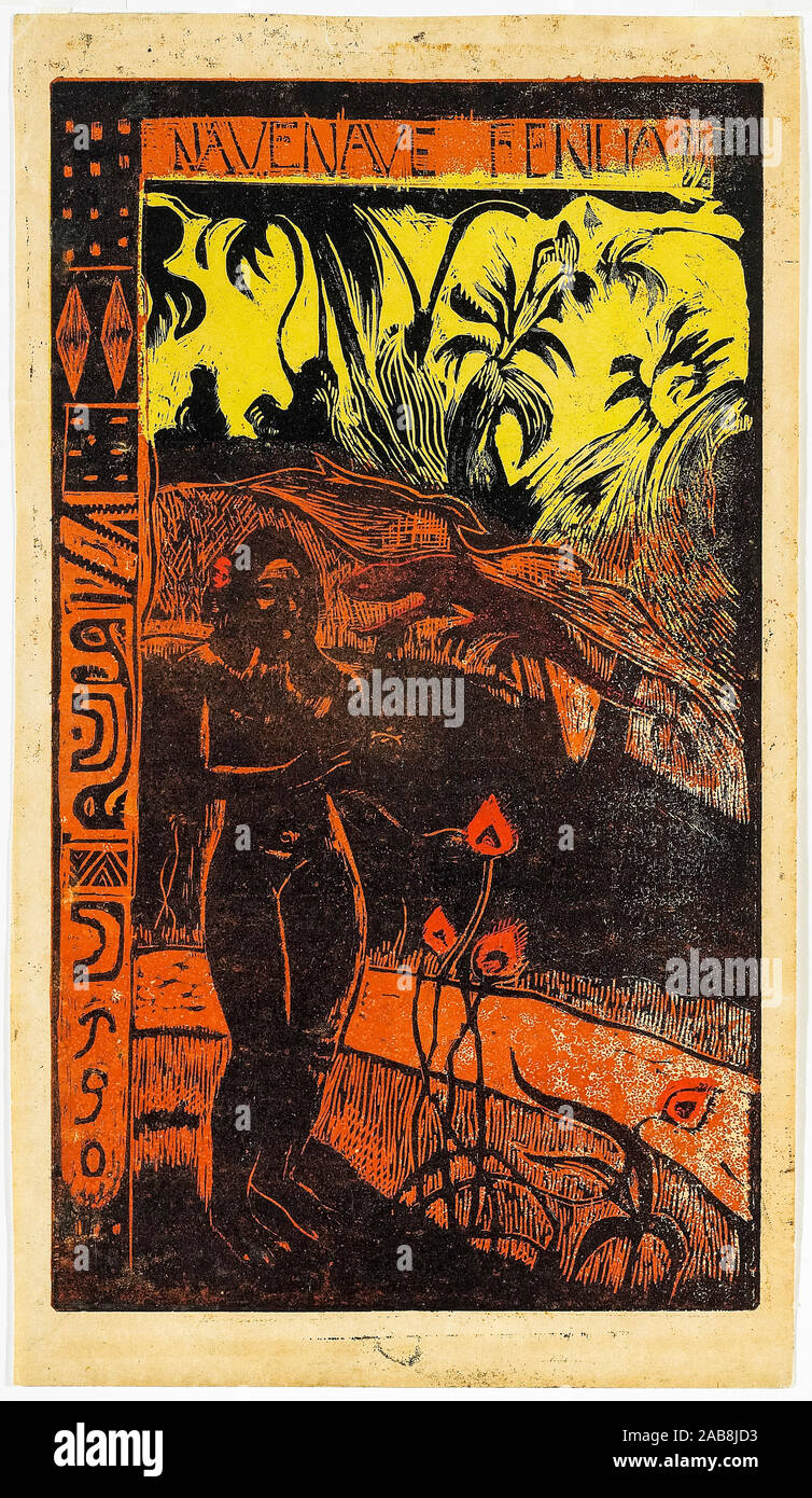 Paul Gauguin, Nave Nave Fenua from the Noa Noa Series