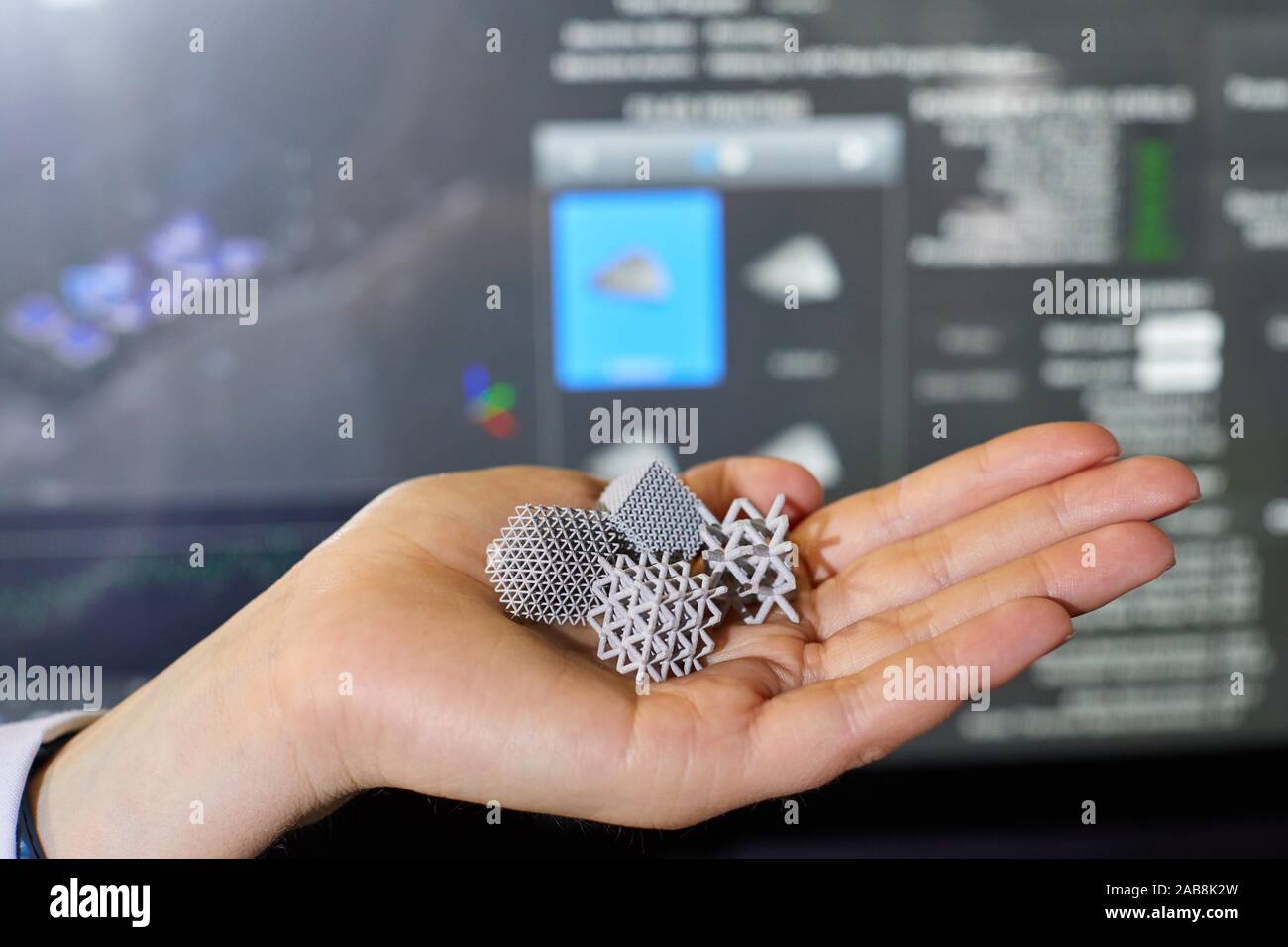 Binder Jetting Samples, Additive manufacturing technology that allows