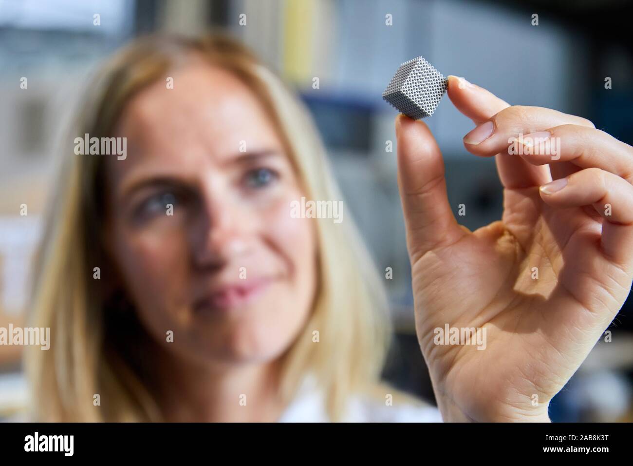 Binder Jetting Samples, Additive manufacturing technology that allows