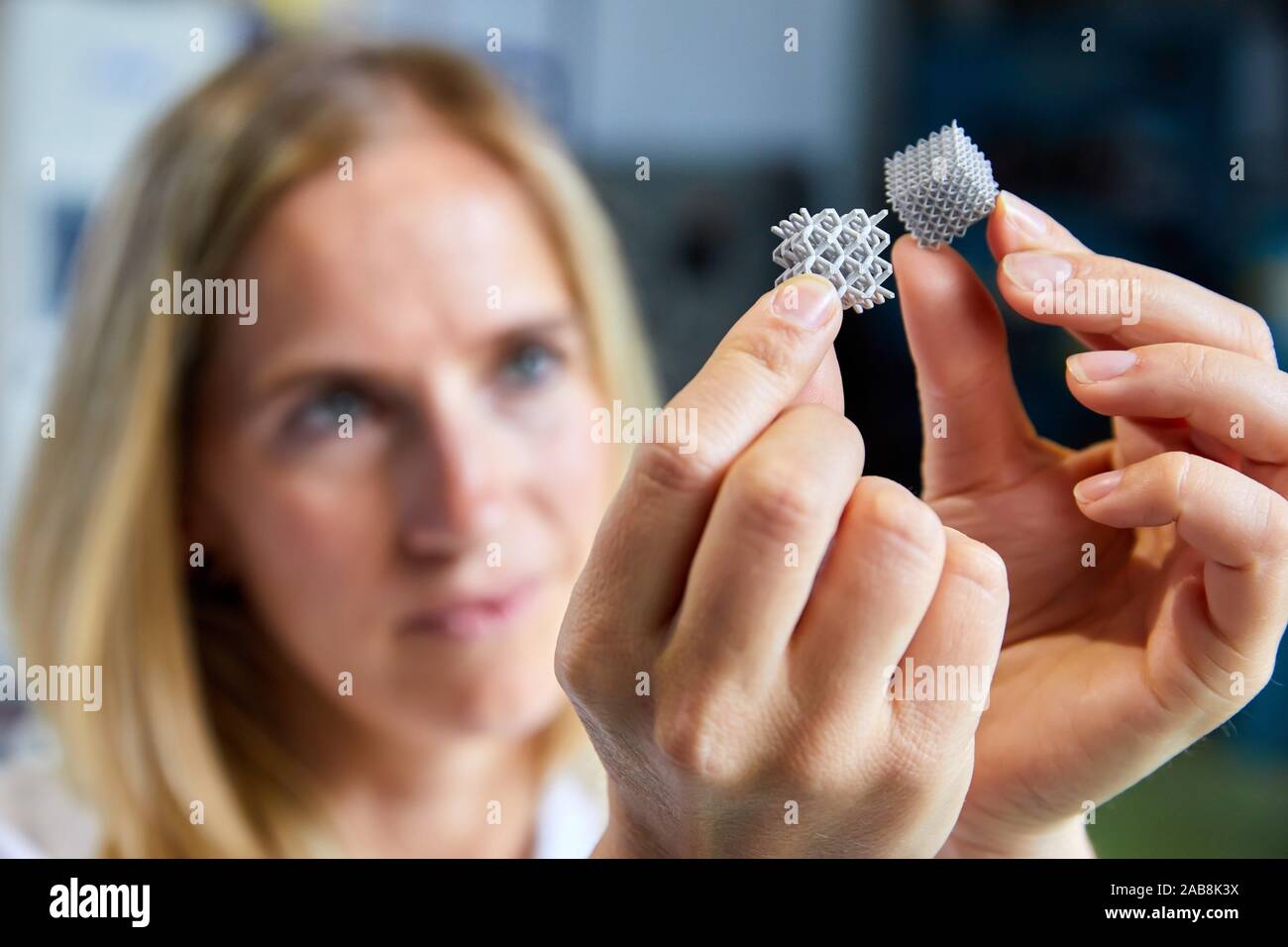 Binder Jetting Samples, Additive manufacturing technology that allows