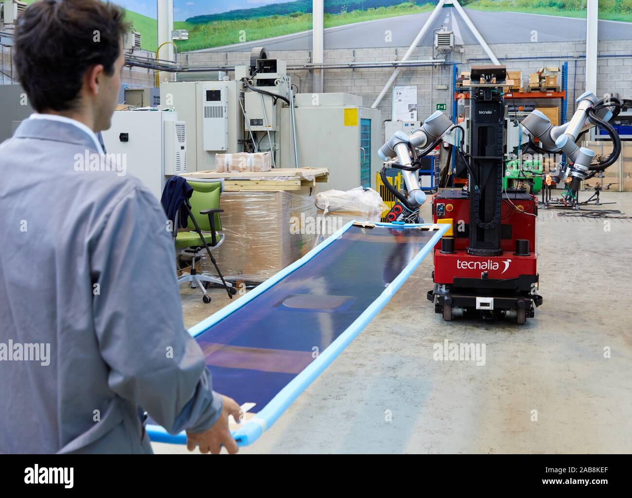 Use of flexible robotics in industrial manufacturing processes, Mobile