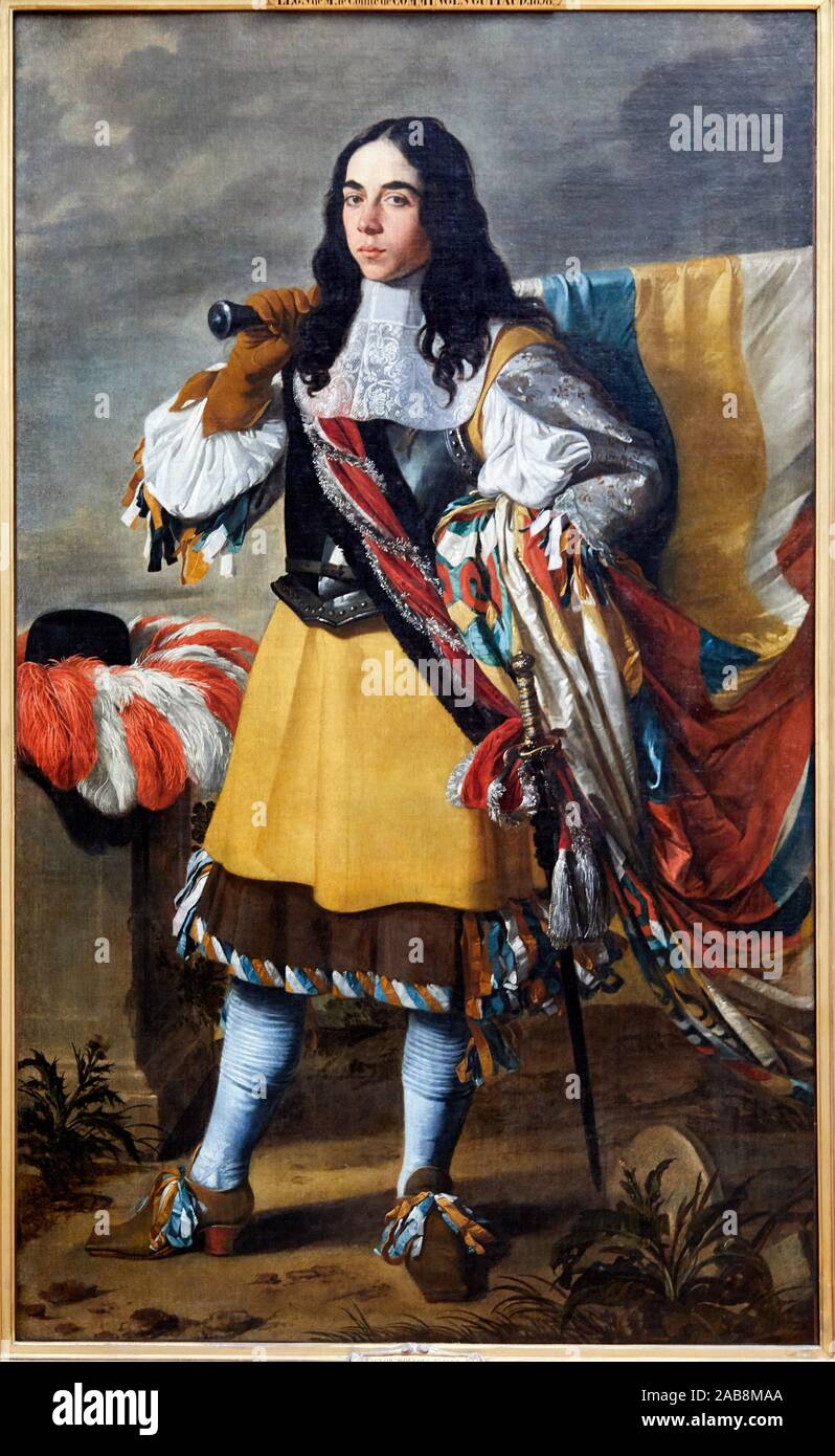 Un porte étendard"" ""The Standard Bearer"", 1664, Vigor Boucquet, Victor  Boucquet, Musée du Louvre, Paris, France, Europe Stock Photo - Alamy