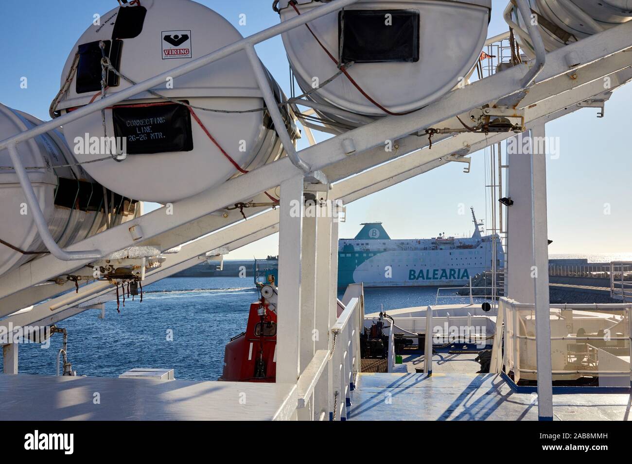 Ferry between Tangier Morocco and Algeciras Spain, Port of Tangier MED
