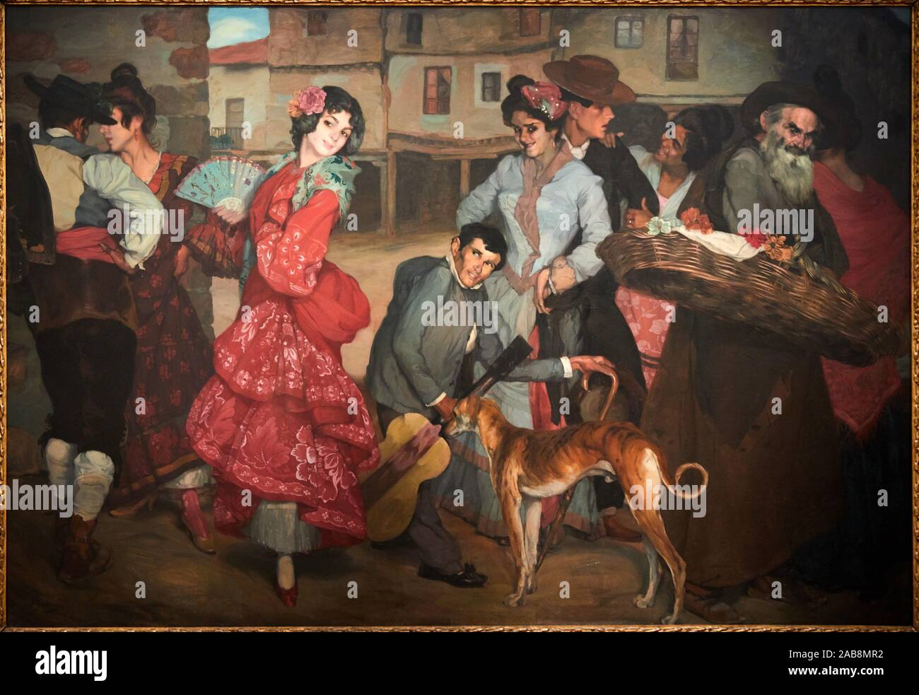 '''The Street of Vice'', La calle de las pasiones'', 1904, Ignacio Zuloaga (1870-1945), Museo de Bellas Artes, Bilbao, Bizkaia, Basque Country, Spain Stock Photo