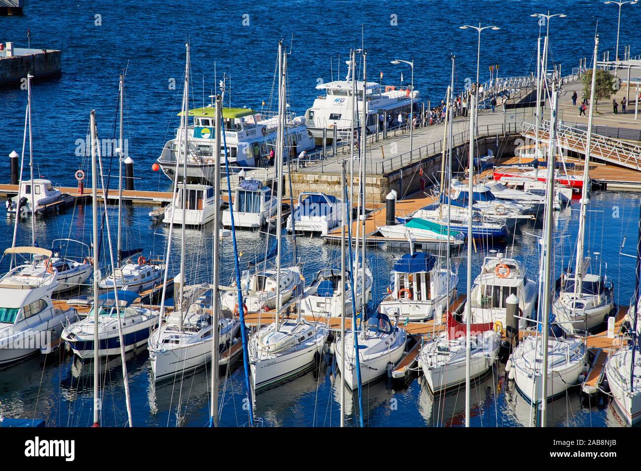 Port, Vigo, Pontevedra, Galicia, Spain Stock Photo
