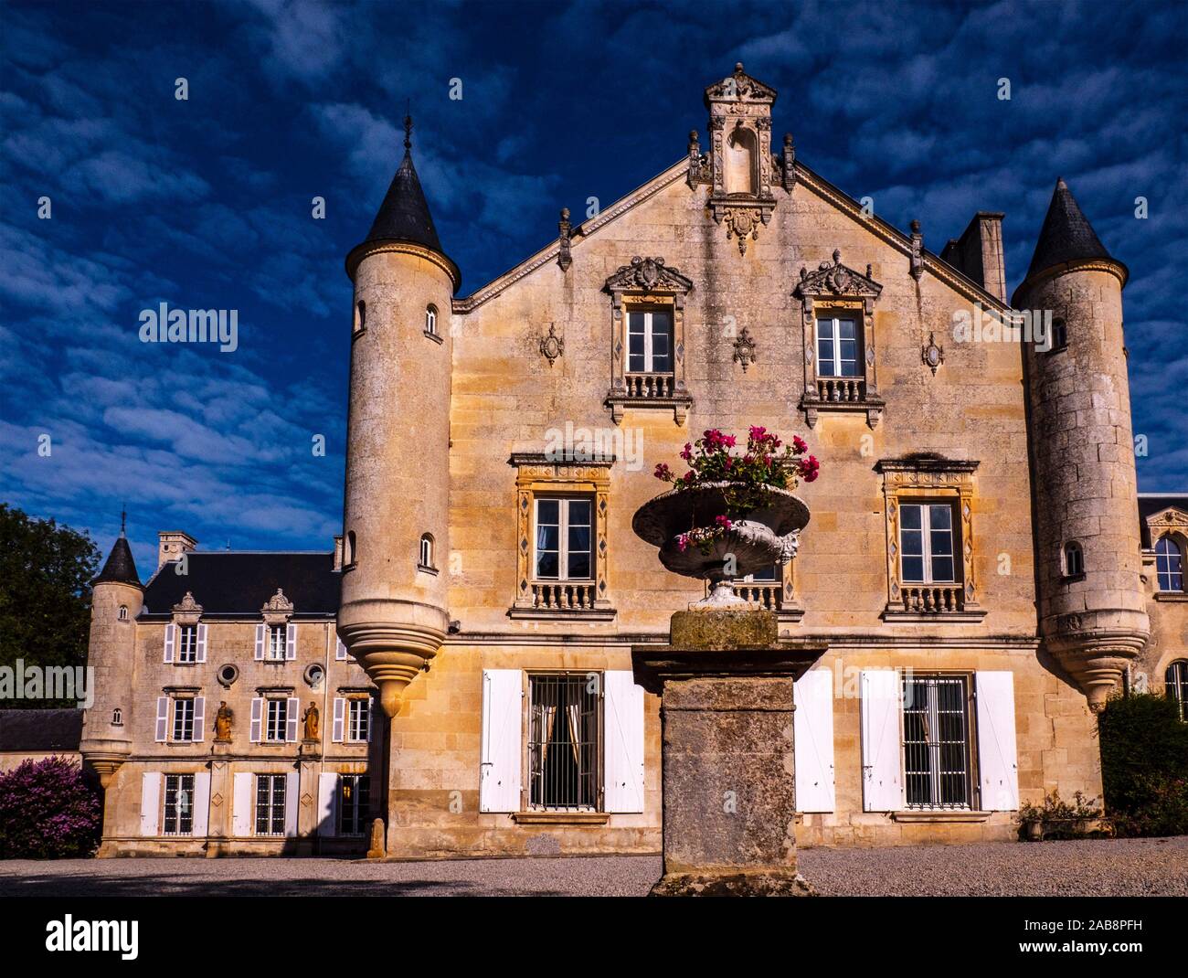 France, Pays de la Loire, Vendée, Chateau Terre Neuve, at Fontenay le Comte. Stock Photo