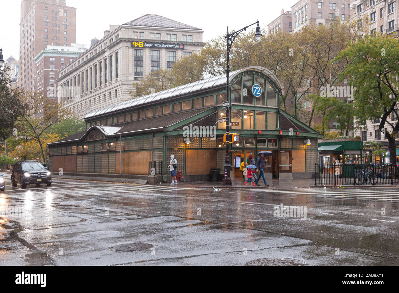 The modern control house of the 72nd Street Subway station, New York