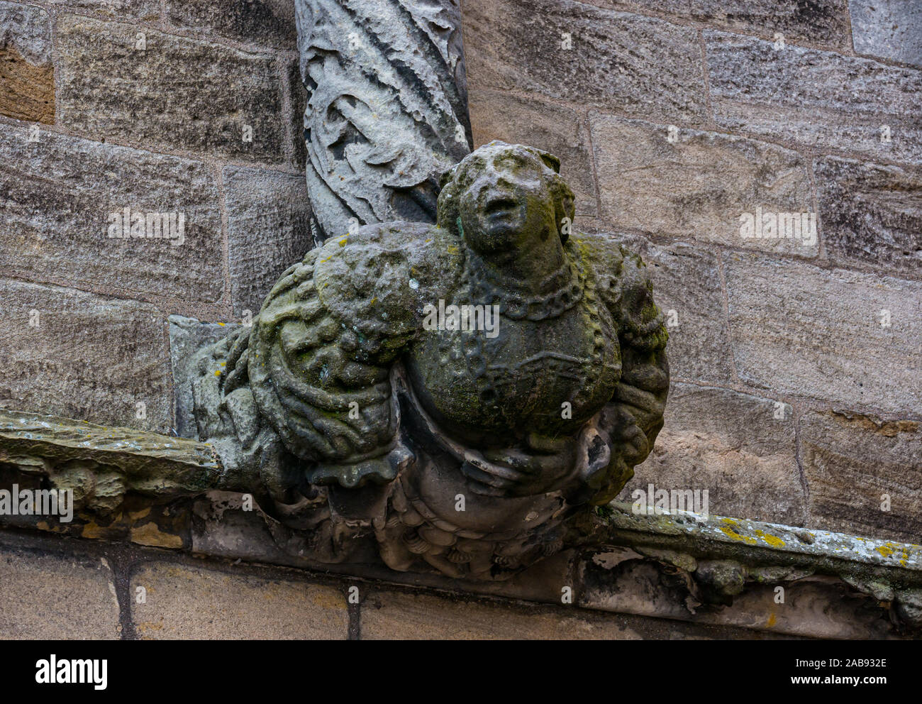 Gargoyle on palace building, Stirling Castle, Scotland, UK Stock Photo