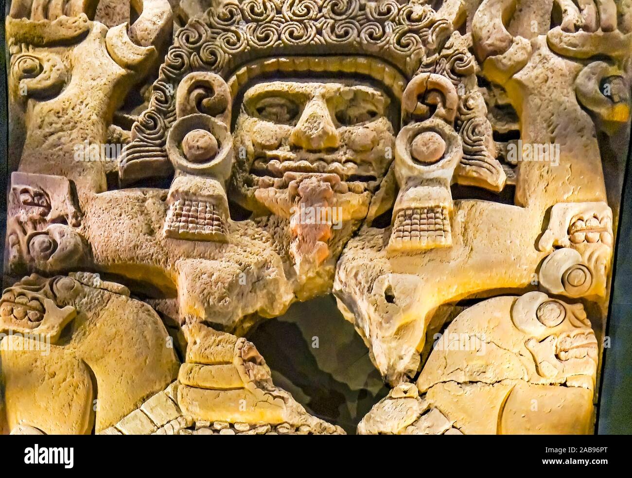 Tlaloc Aztec God Statue
