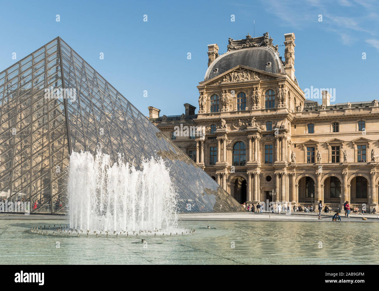 Exterior of the Musée du Louvre, Paris, France Stock Photo - Alamy