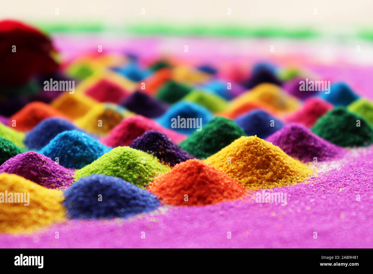 Rangoli powder hi-res stock photography and images - Alamy