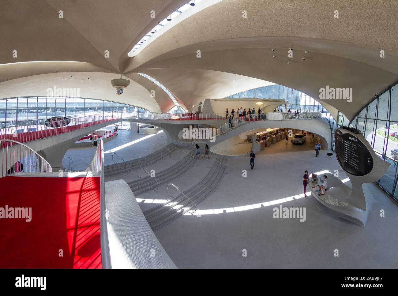 JFK Airport, Queens NY September 03 2019 Beautifully designed TWA