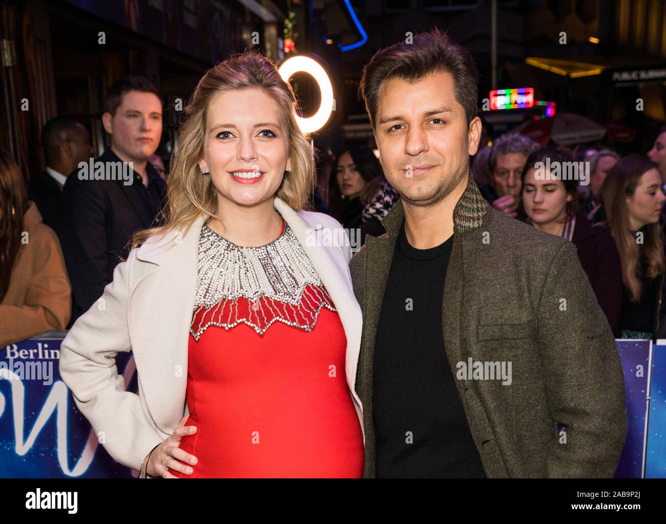 LONDON, UNITED KINGDOM, NOVEMBER 25, 2019:Rachel Riley and Pasha ...