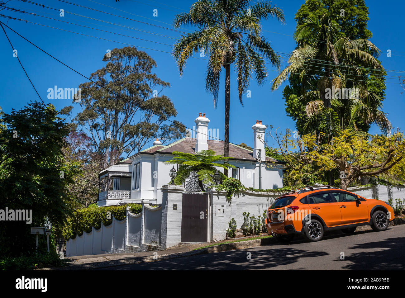 Alexandra Street in Hunters Hill, a suburb on the Lower North Shore