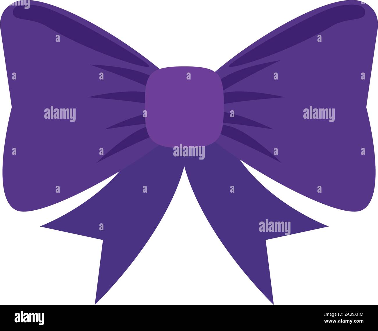 bow ribbon detailed style icon vector illustration design Stock Vector ...