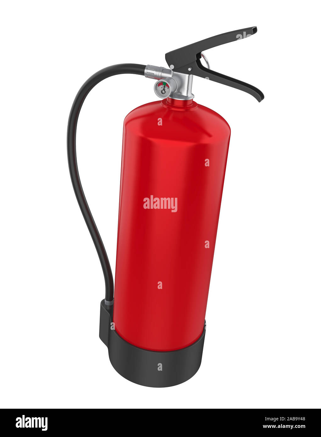 Red Fire Extinguisher Isolated Stock Photo Alamy