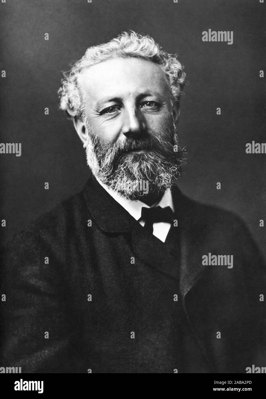 Jules Gabriel Verne, 1828-1905, was a french novelist, poet and playwright. Stock Photo