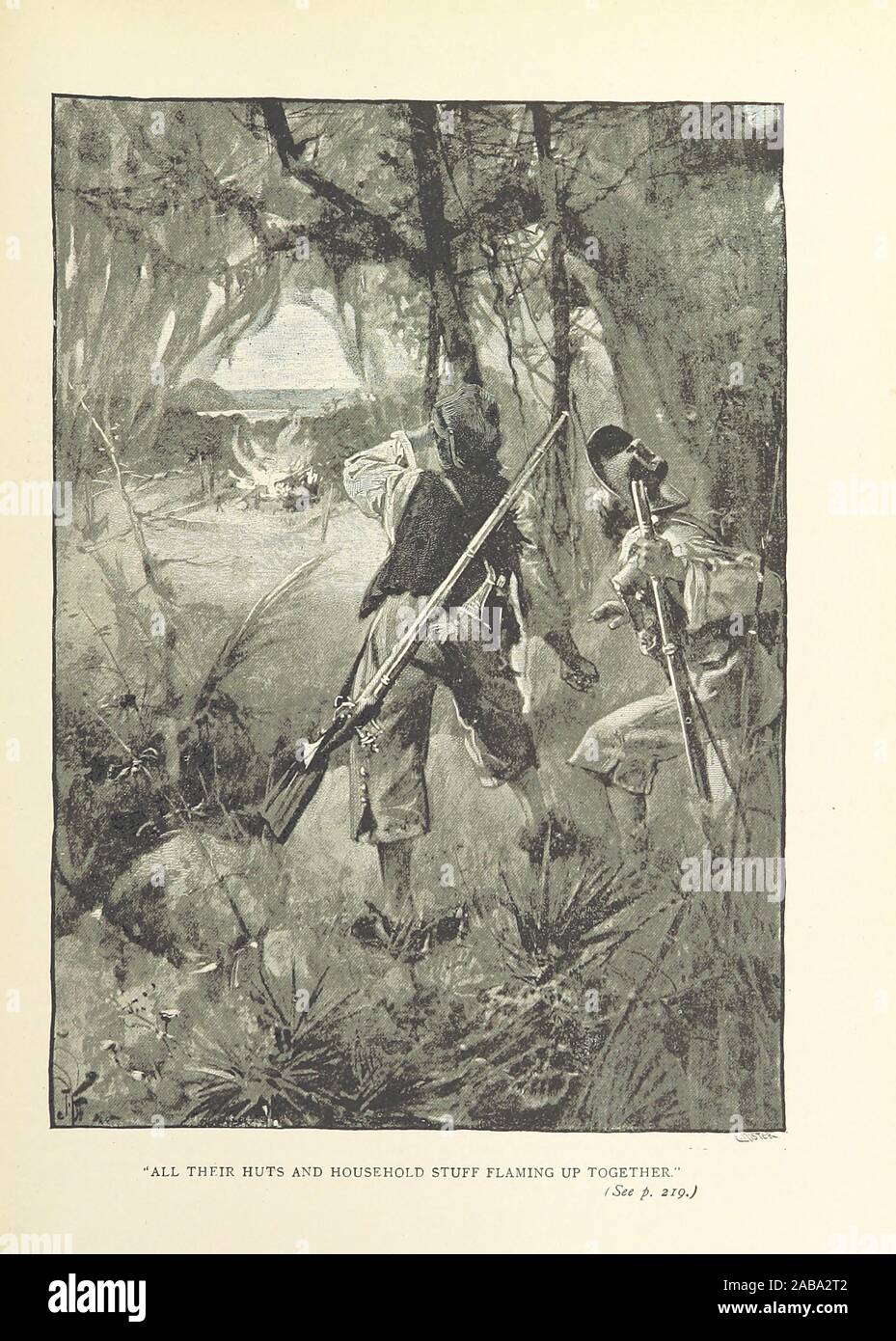 The Life and Strange Surprising Adventures of Robinson Crusoe of York Mariner as Related by Himself, by Daniel Defoe. Illustrated, London 1895, Stock Photo