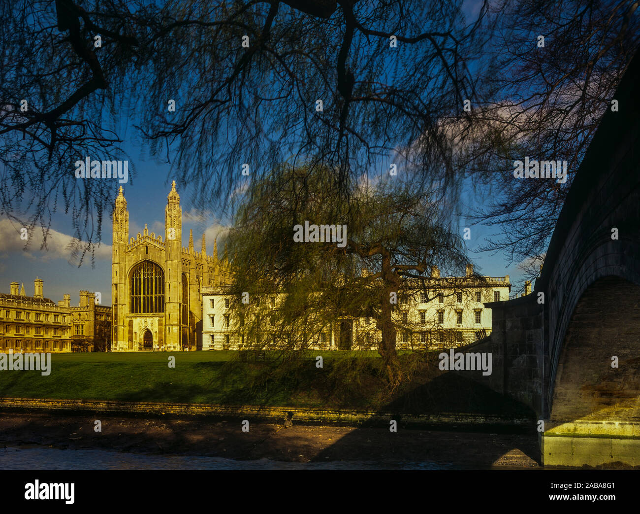 The Backs, King's College Chapel. Cambridge University. Cambridgeshire ...