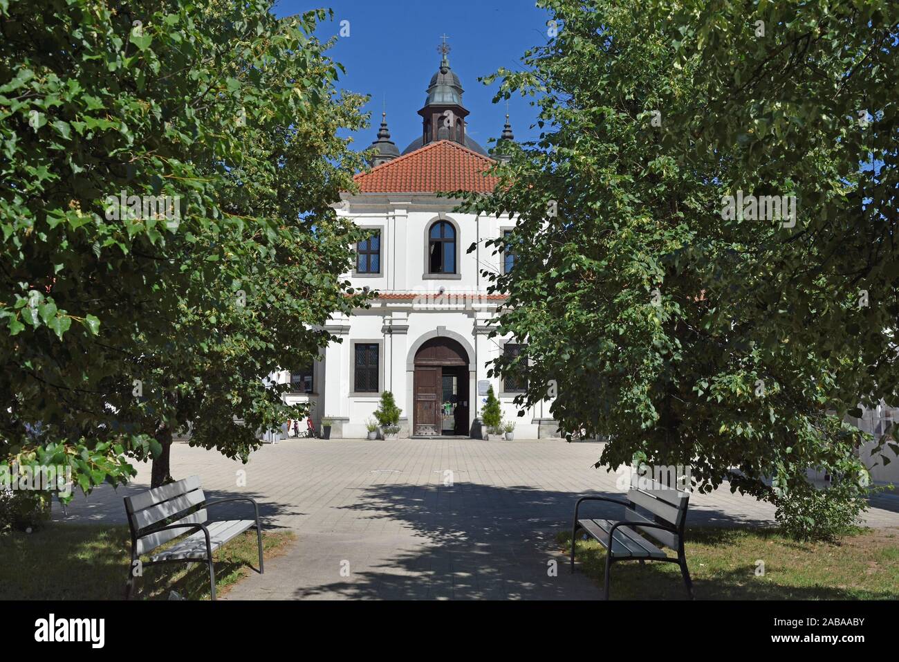 Monastere de Pazaislis, Kaunas, Lituanie, Europe/Pazaislis Monastery, Kaunas, Lithuania, Europe. Stock Photo
