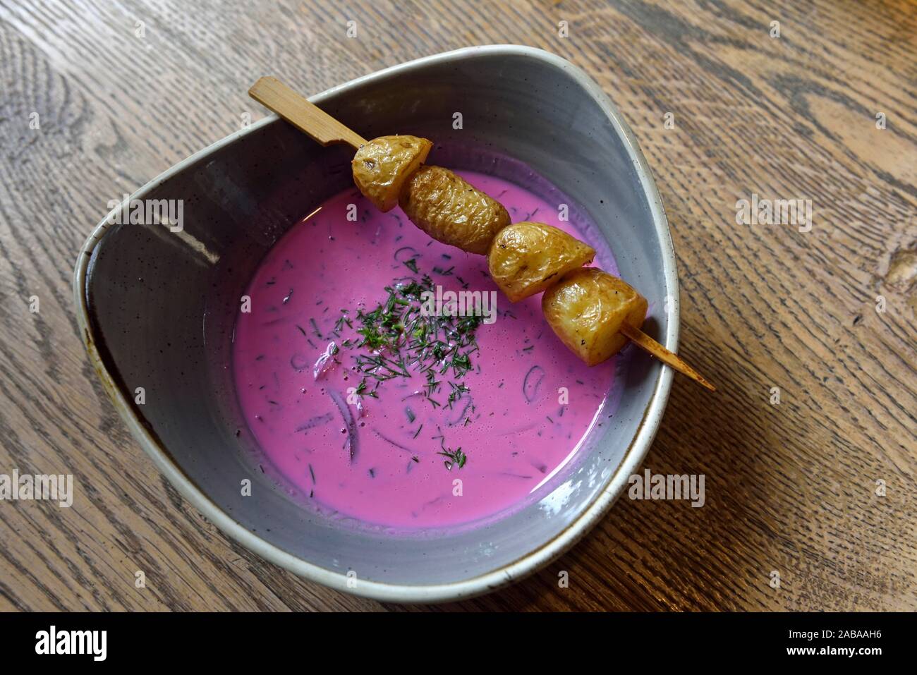 Restaurant soup not japanese not ethnic hires stock photography and