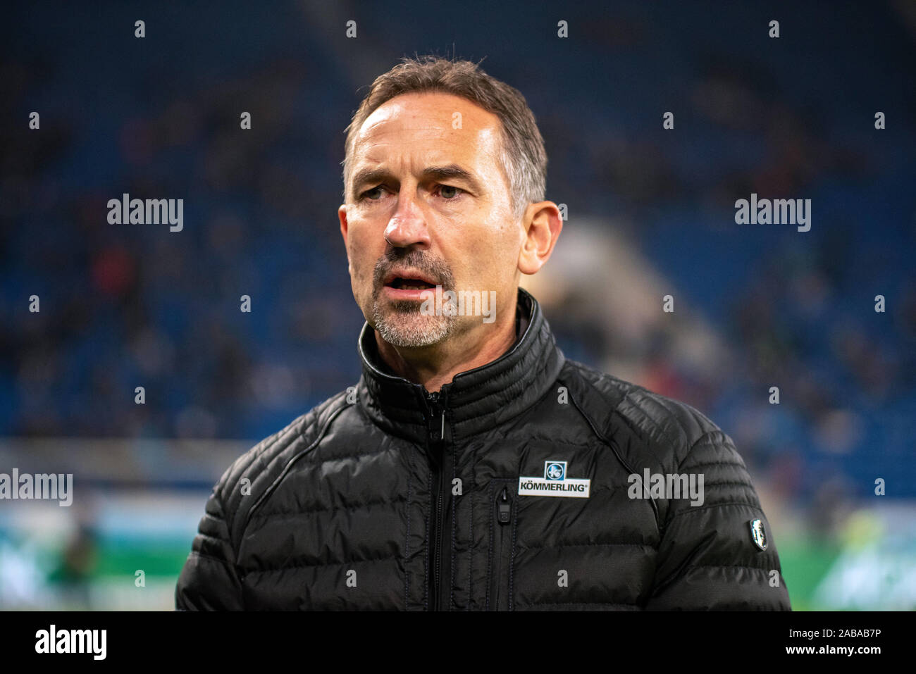 Sinsheim, Germany. 24th Nov 2019 Coach Achim Beierlorzer (1.FSV Mainz 05) at the Football, Bundesliga 2019/2020 - TSG 1899 Hoffenheim v 1. FSV Maiz 05 at the PreZero Arena on November 24, 2019 in Sinsheim, GERMANY. Credit: Cal Sport Media/Alamy Live News Stock Photo