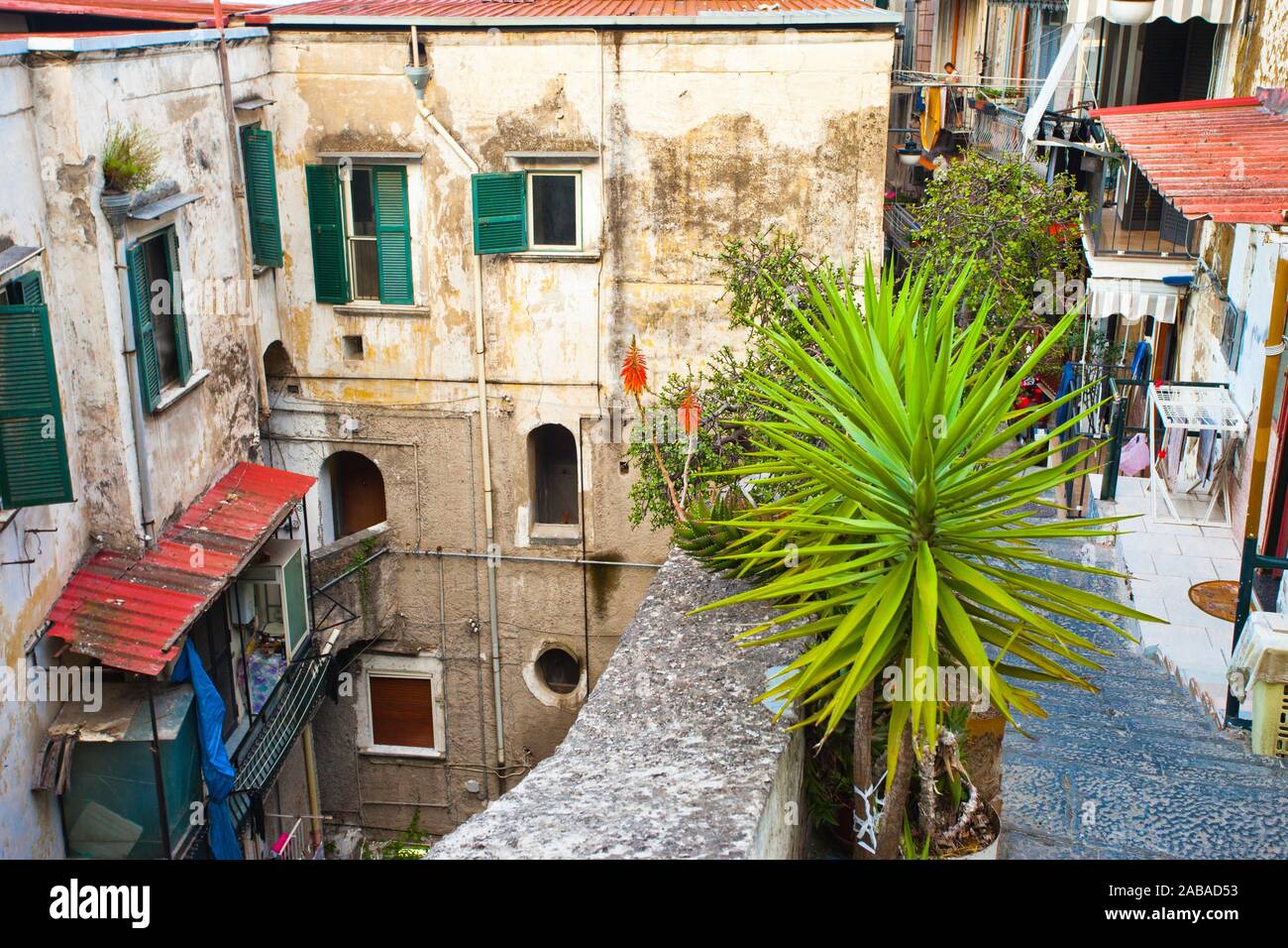Quartieri Spagnoli, Spanish Quarters, historic center, Naples city