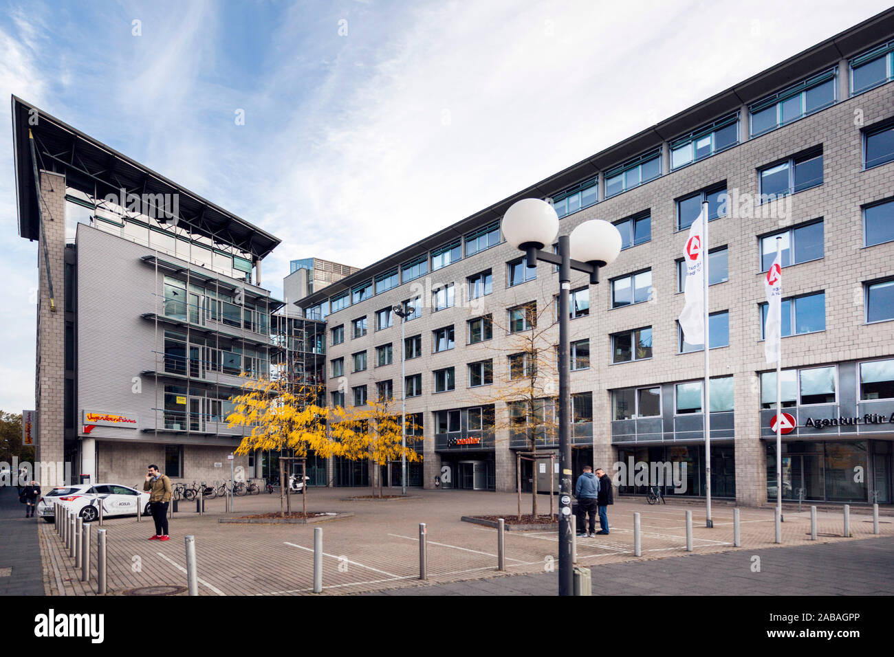 The Dortmund Employment Office, the Vocational Training Information Center and the Jobcenter. Stock Photo