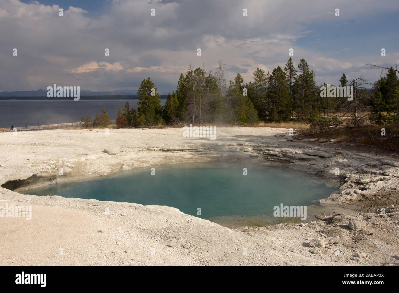 Aufnahme im Yellowstone Nationalpark, Utah, USA, im Oktober. Stock Photo