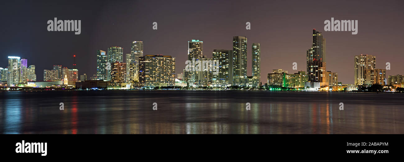Miami ist eine Stadt und der Verwaltungssitz des Miami-Dade County im US-Bundesstaat Florida. Stock Photo