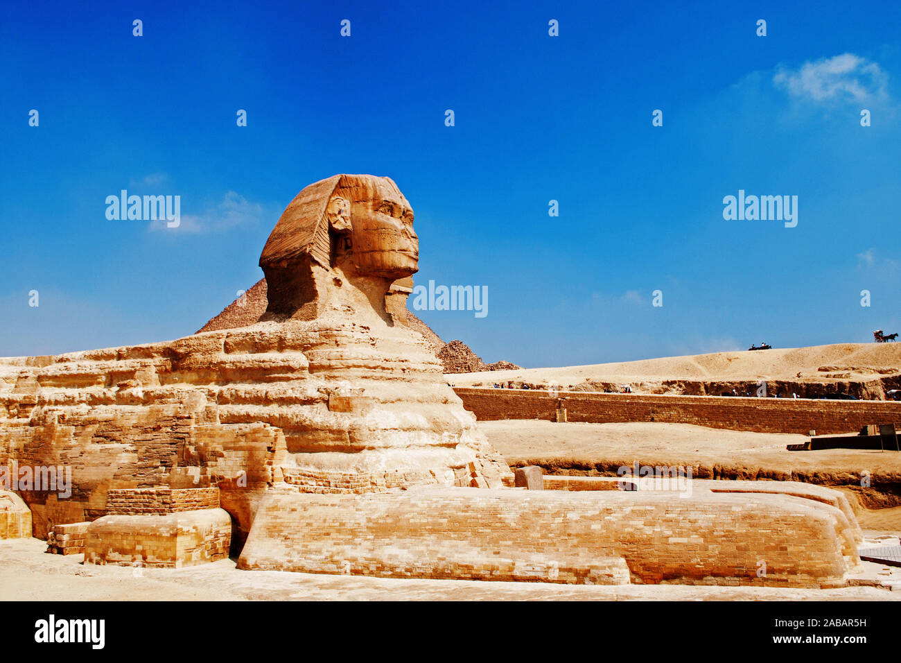 Die Grosse Sphinx von Gizeh Stock Photo