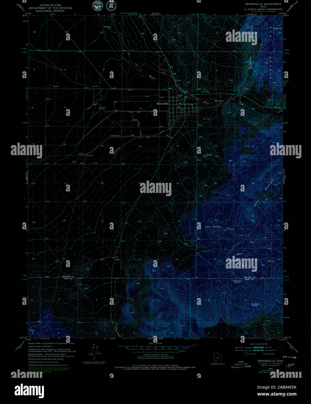Map of minersville hires stock photography and images Alamy