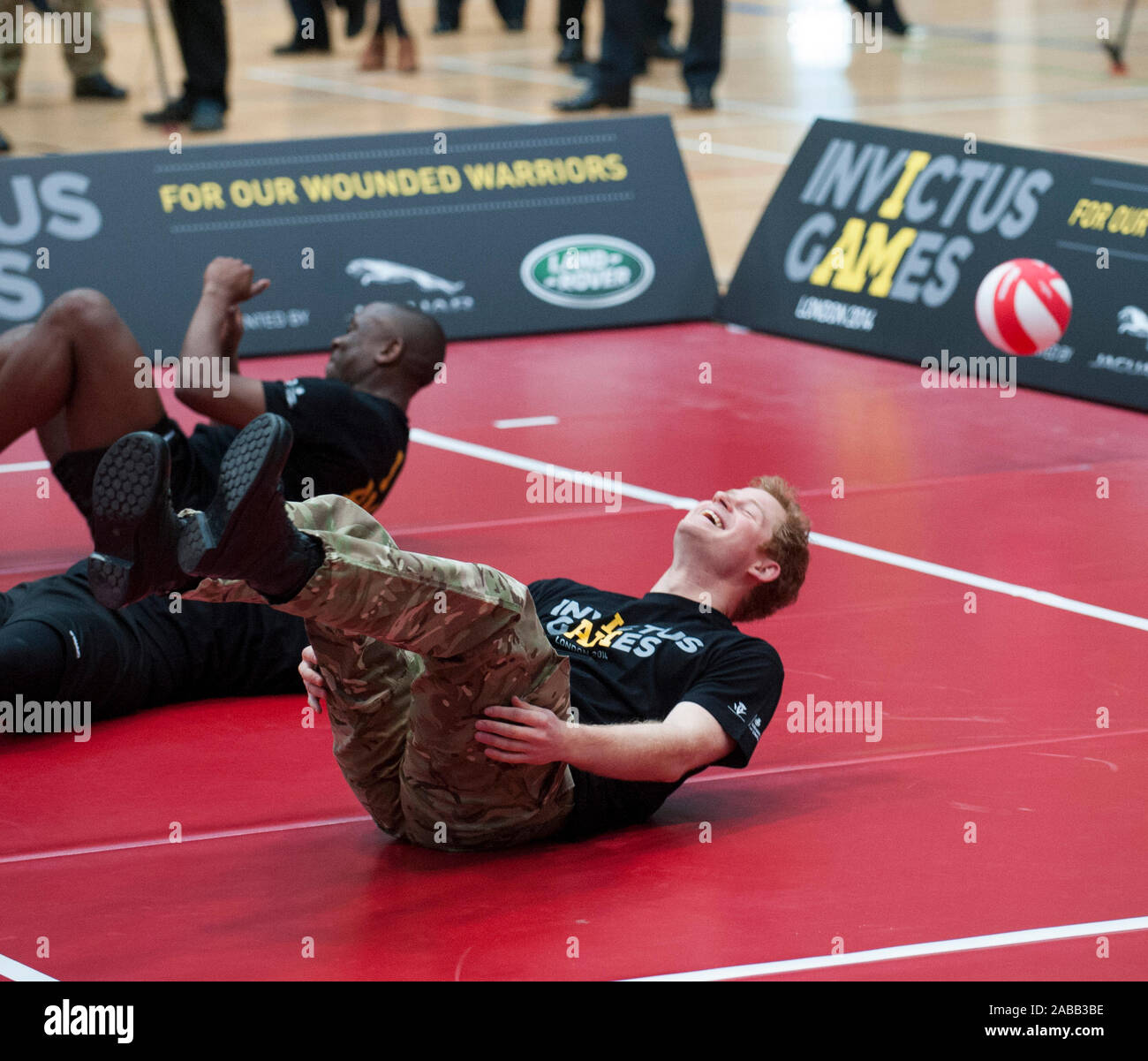 Prince Harry launching the Invictus Games, an International sporting