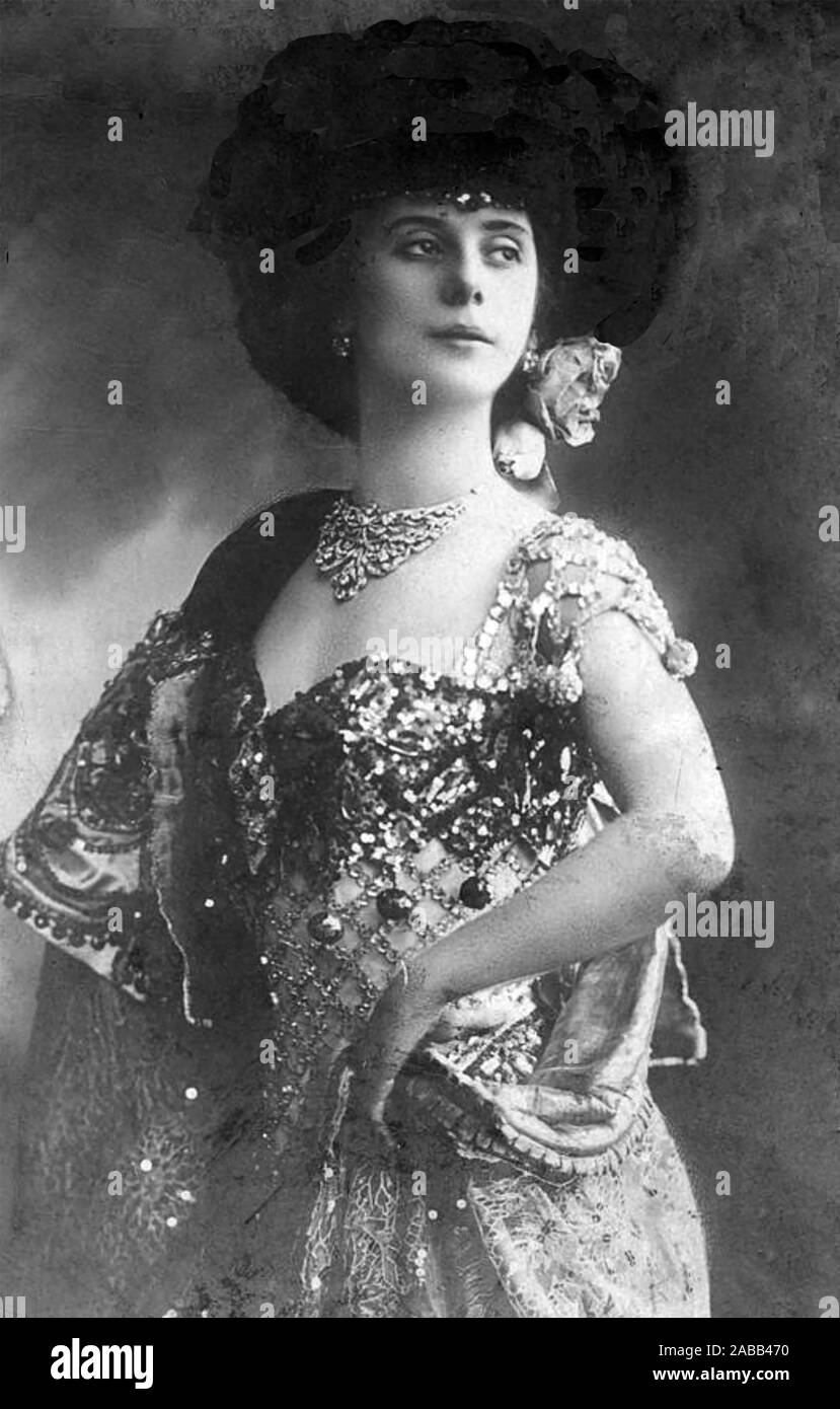 ANNA PAVLOVA (1881-1931) Russian prima ballerina about 1905 Stock Photo