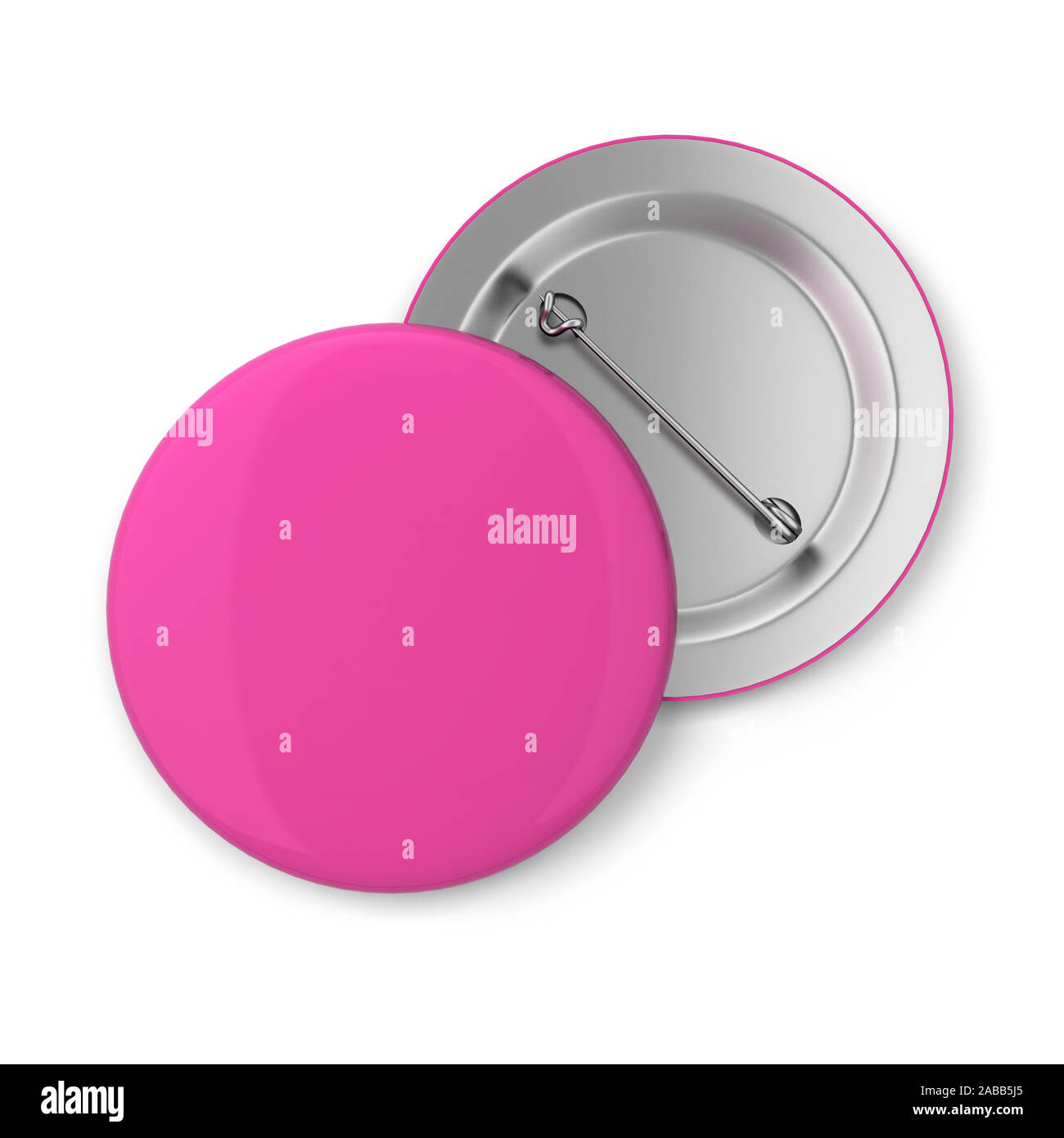 Blank badge. 3d illustration isolated on white background Stock Photo ...