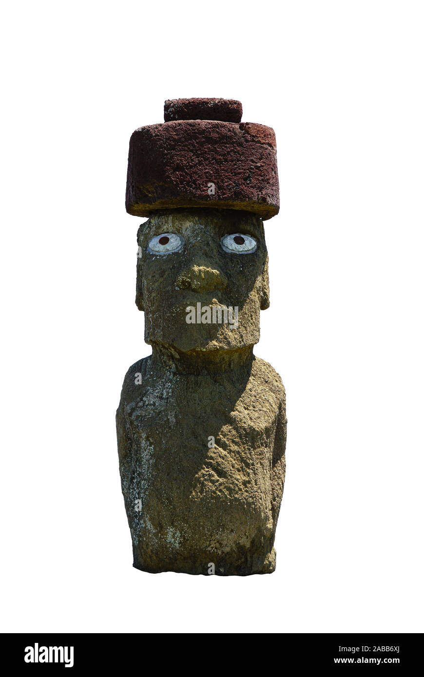 Easter Island Idol Isolated Moai Ancient Statues Vector