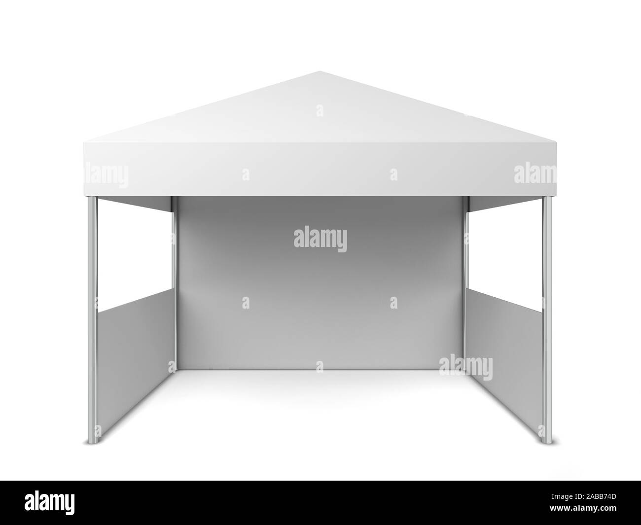 Blank tent. 3d illustration isolated on white background Stock Photo ...