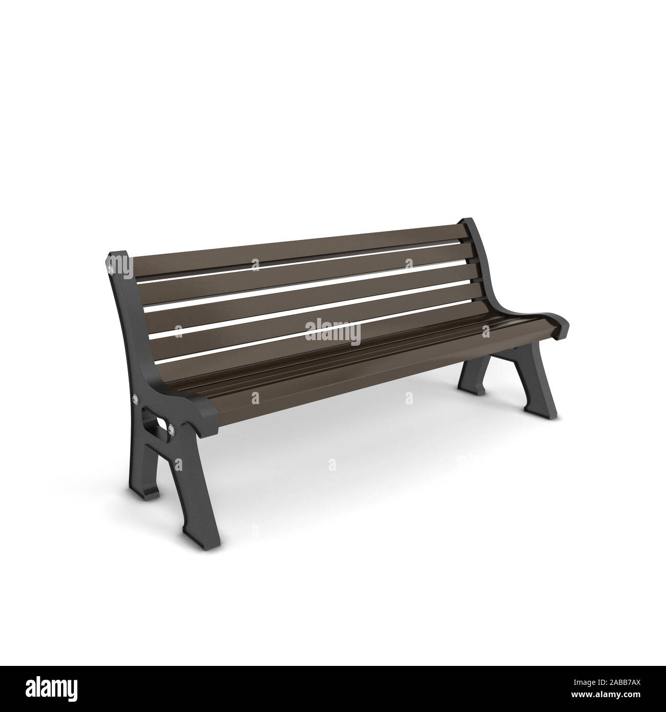 Solid Wood Garden Bench Stock Photos Solid Wood Garden Bench