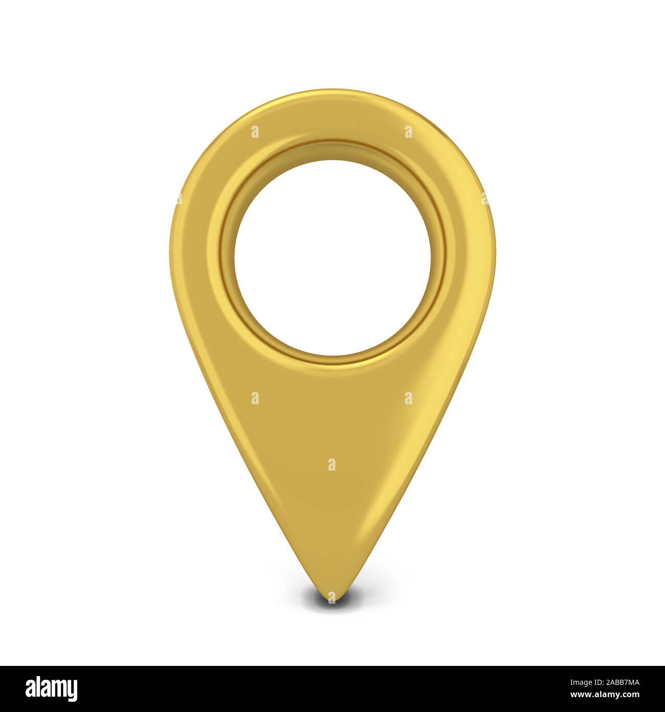 Map pointer. 3d illustration isolated on white background Stock Photo ...