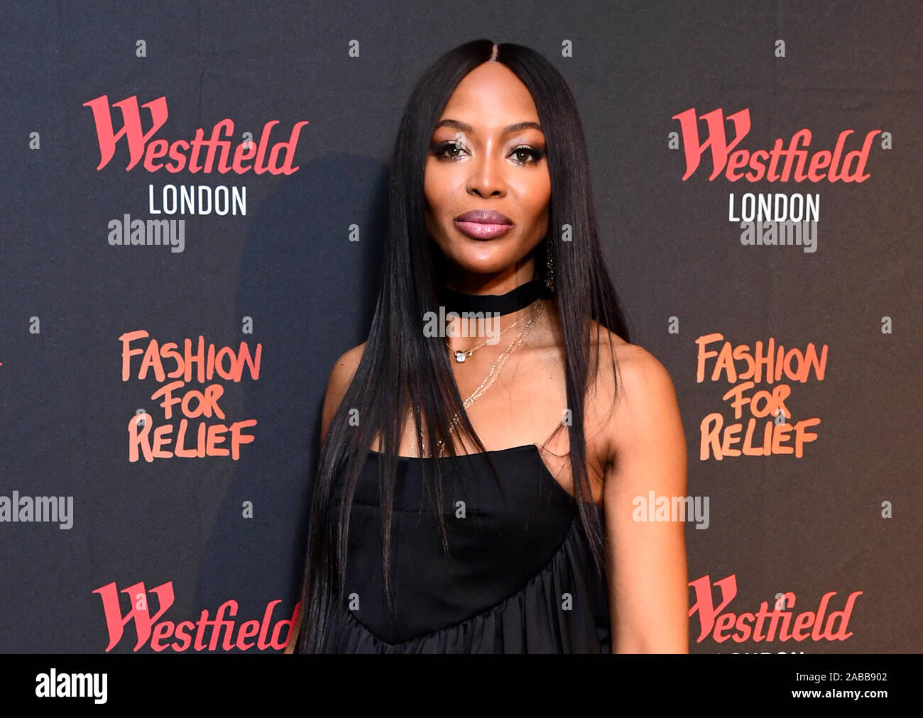 Naomi Campbell Attends The Fashion For Relief Charity Pop Up Store Launch At Westfield London 